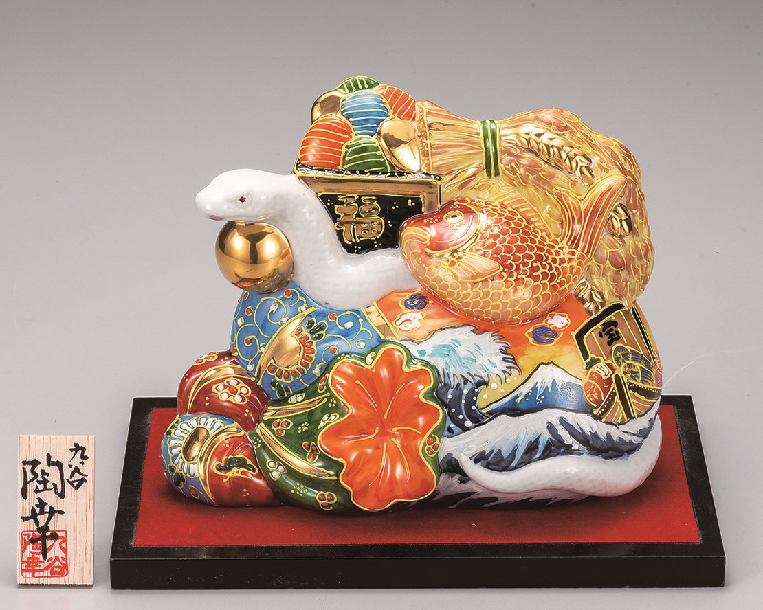 銅製・福寿宝来宝船 楽天市場】七福神 宝船（小）高さ25cm 置物 開運