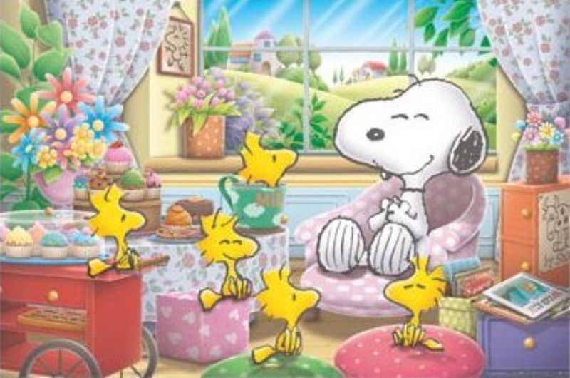 廃盤 希少】アポロ社 SNOOPY スヌーピー 1000ピース ジグゾーパズル