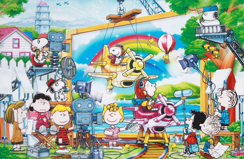 スヌーピー ジグソーパズル 1000ピース 2003年 カレンダー SNOOPY