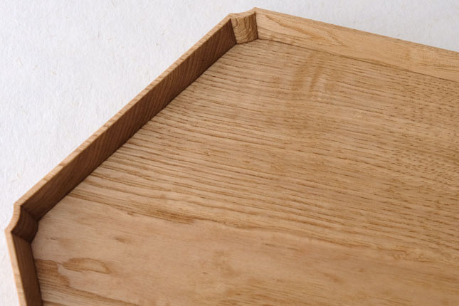 六角盆 クリ 大 加藤良行 | 作家もの和食器通販【暮らし用品】