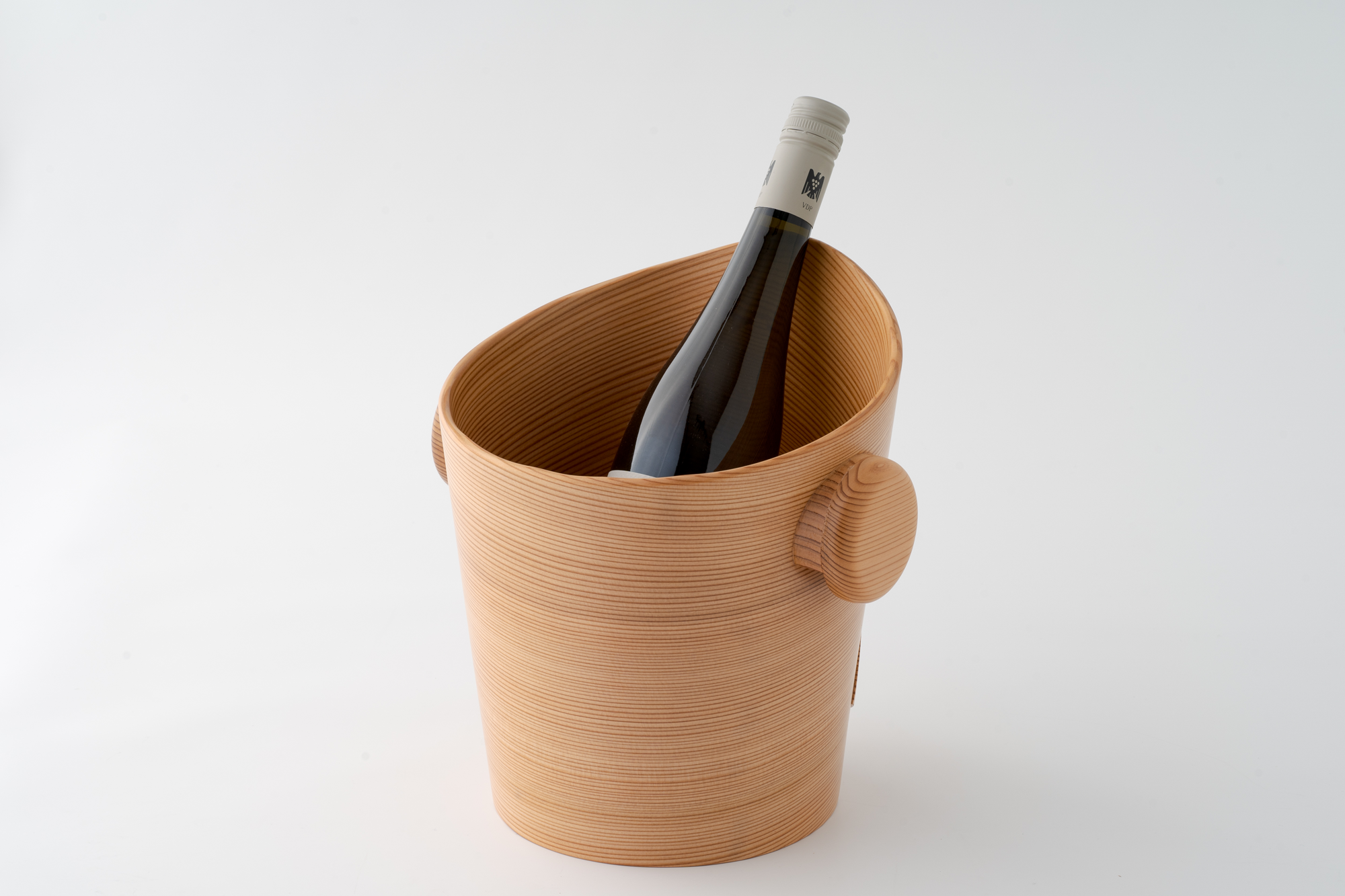 209ワインクーラー1本用│大館曲げわっぱの老舗栗久