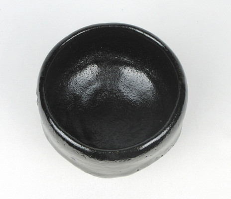 栗山園オンライン通販部 / 【新古品】 幕釉黒茶碗 中村康平