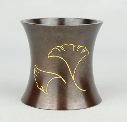 栗山園オンライン通販部 / 【出物】 唐銅銀杏沈金蓋置 角谷一圭