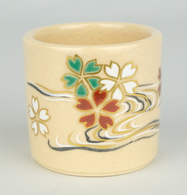 真葛香山 鶴 小物入れ 真葛香山 鶴 小物入れ 工芸品