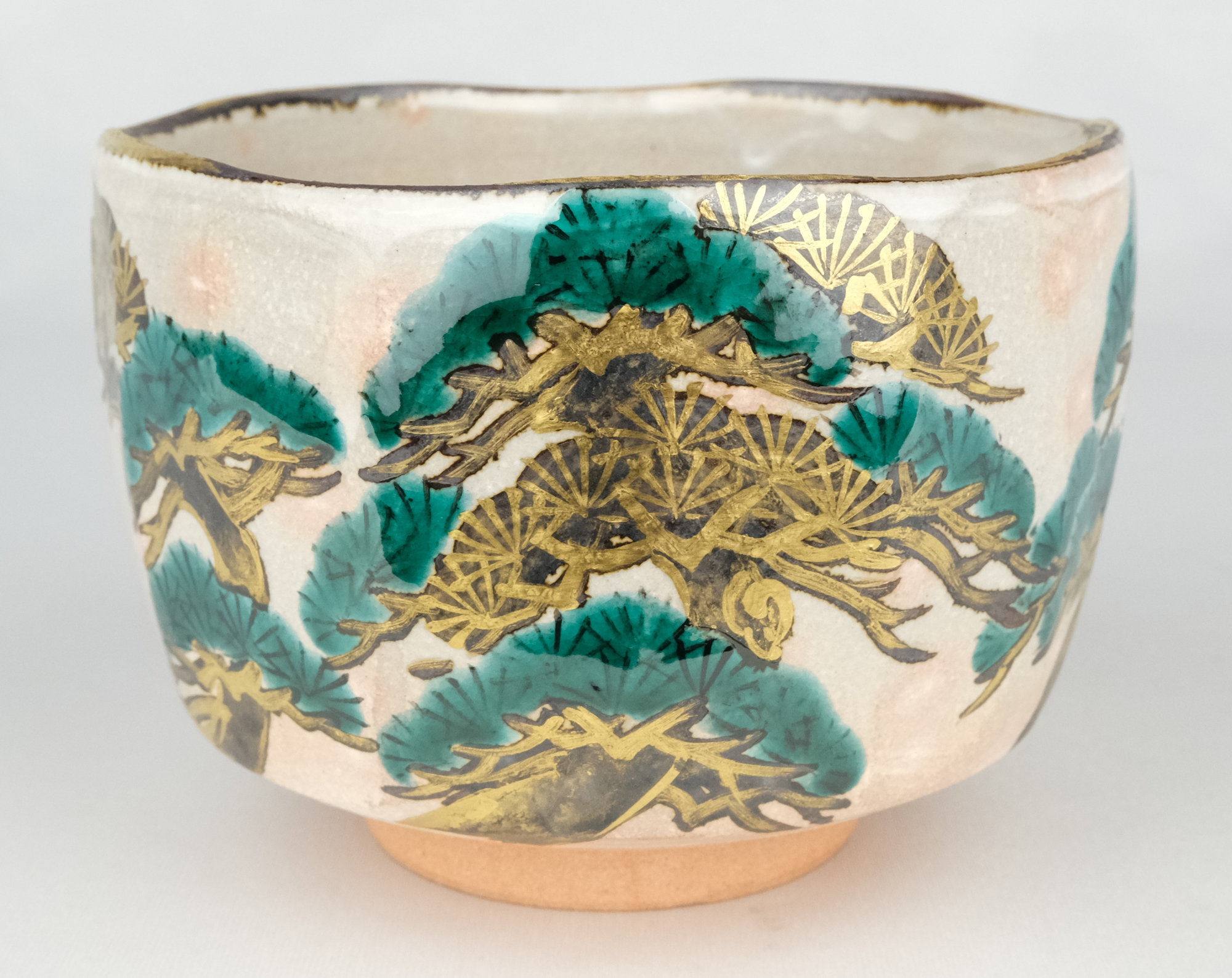 栗山園オンライン通販部 / 【出物】 乾山写松茶碗 手塚充