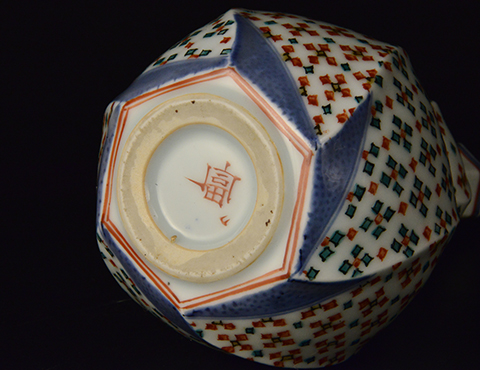 富本憲吉 赤繪面取徳利 | しぶや黒田陶苑