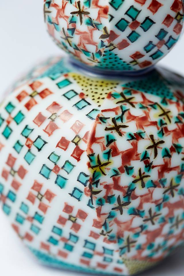 色繪捻徳利 | しぶや黒田陶苑