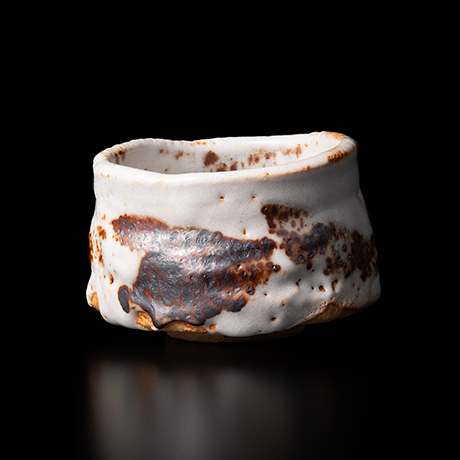 加藤唐九郎 志野茶盌 銘「雪の朝」 | しぶや黒田陶苑