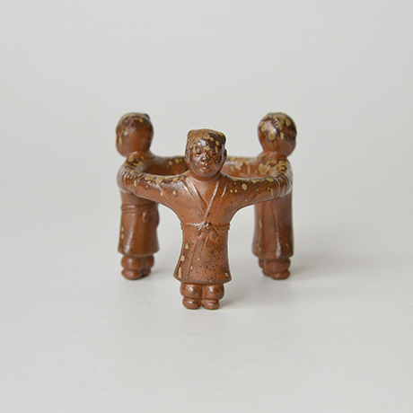 金重陶陽 備前三閑人蓋置 | しぶや黒田陶苑