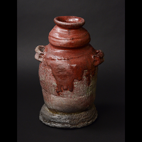 田中佐次郎 辰砂花入 | しぶや黒田陶苑