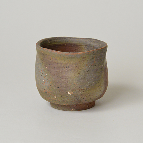No.22 金重道明 伊部酒呑 / KANESHIGE Michiaki Sake cup, Imbe