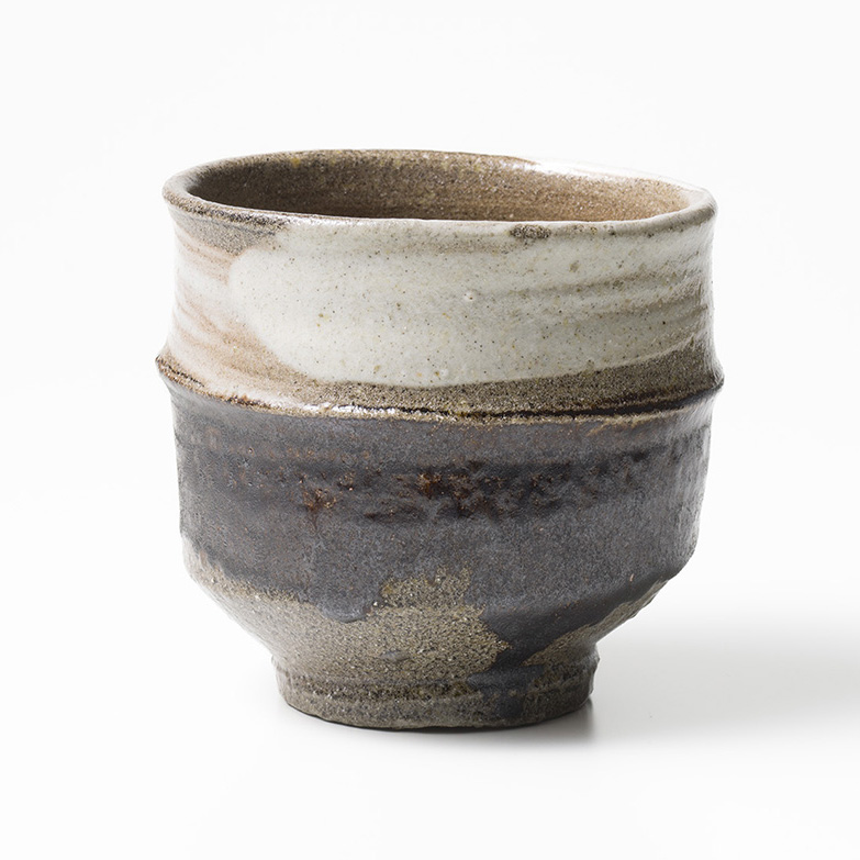 浜田庄司黒釉茶盌人間国宝