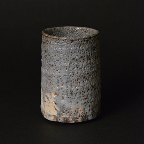 岡部嶺男 鼠志野湯呑 | しぶや黒田陶苑