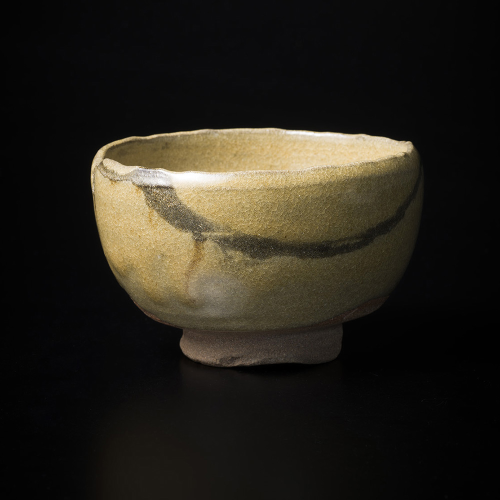 加藤唐九郎 一無斎（一ム斎）作 黒茶碗 銘「大雄峯」 共布