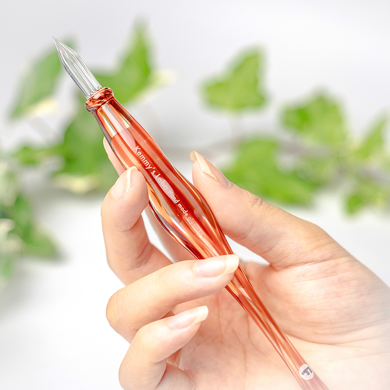 くまパフェ ブルーベリー ガラスペン 魅惑のガラスペン - 黒壁 くま