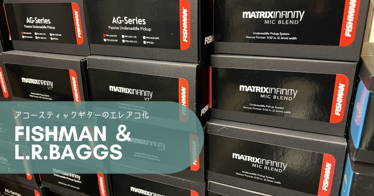 FISHMAN ＆ L.R.Baggs アコースティックギターのエレアコ化
