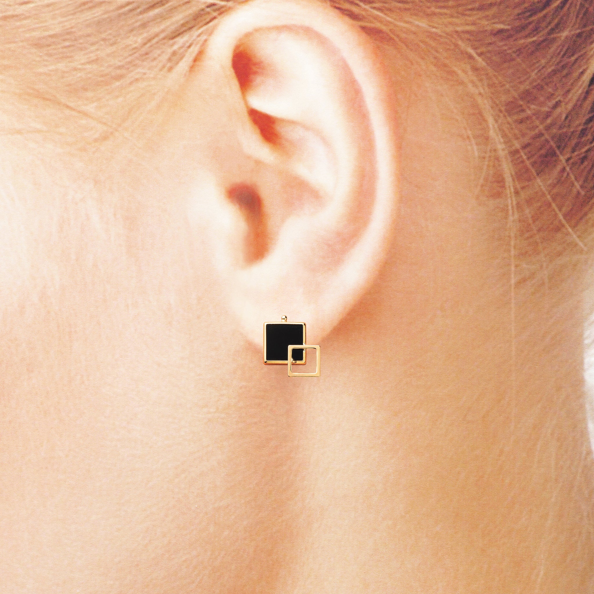 K18 喜平 、ピアス2wayユニセックス片方ピアス