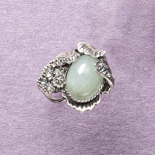 シャンカリジュエリー ピンクトパーズシルバーリング シャンカリ