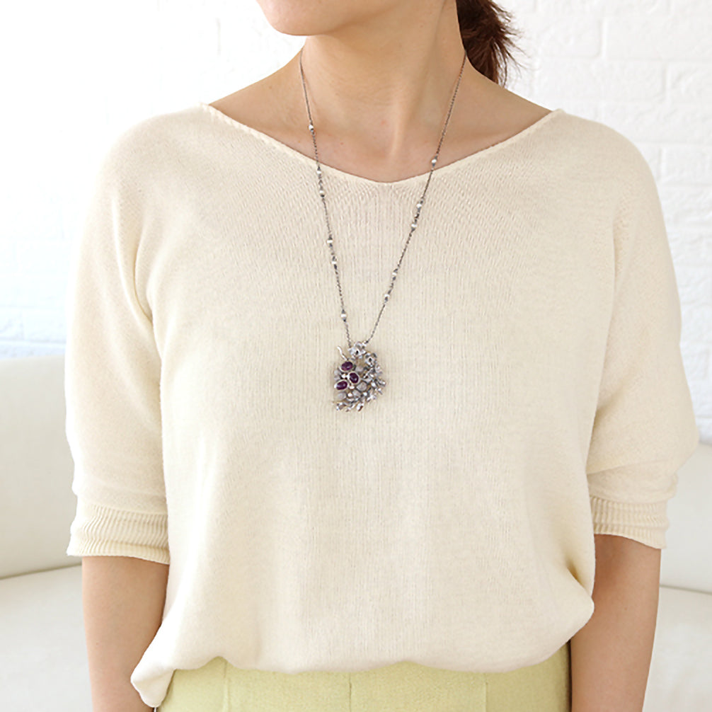 ebure クリスタル ブローチエンフォルドドゥーズィエムクラス