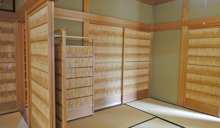 葭戸-よしど-すだれ入り建具
