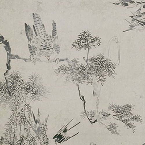 希少 ビンテージ 稚城 水墨画 鯰 ナマズ 直筆サイン 肉筆 印章 料亭 日本画