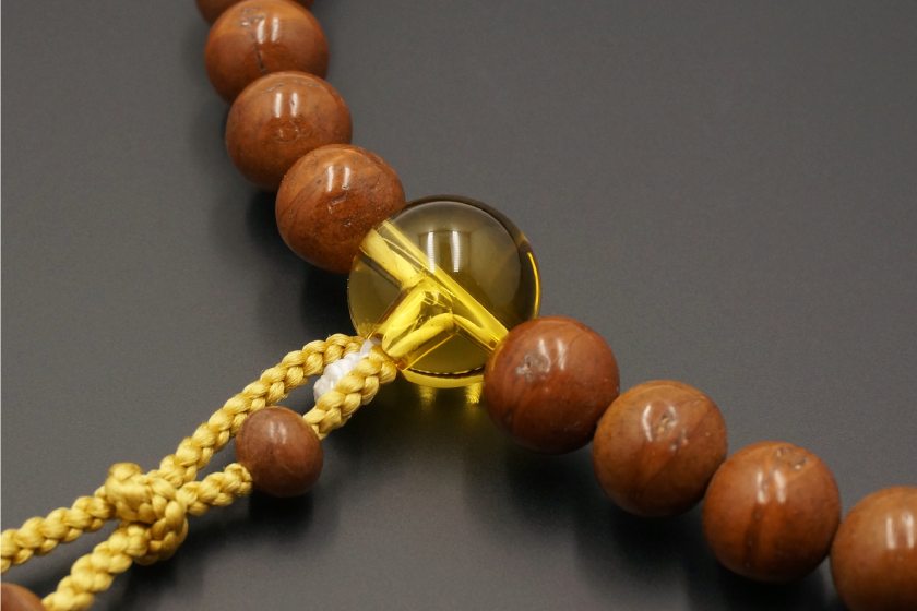 事例紹介 HK-129/鳳眼菩提樹 振分半繰 黄水晶仕立 弟子星月菩提樹 華