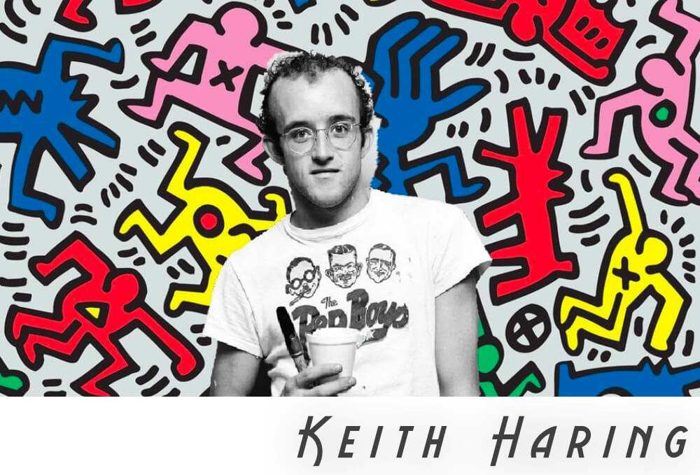 キースヘリングkeith haringプレイボーイコレクションartポスター額装