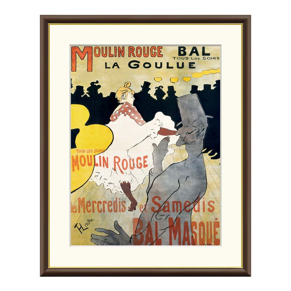 Henri Lautrec（アンリ ロートレック） ムーラン・ルージュのラ
