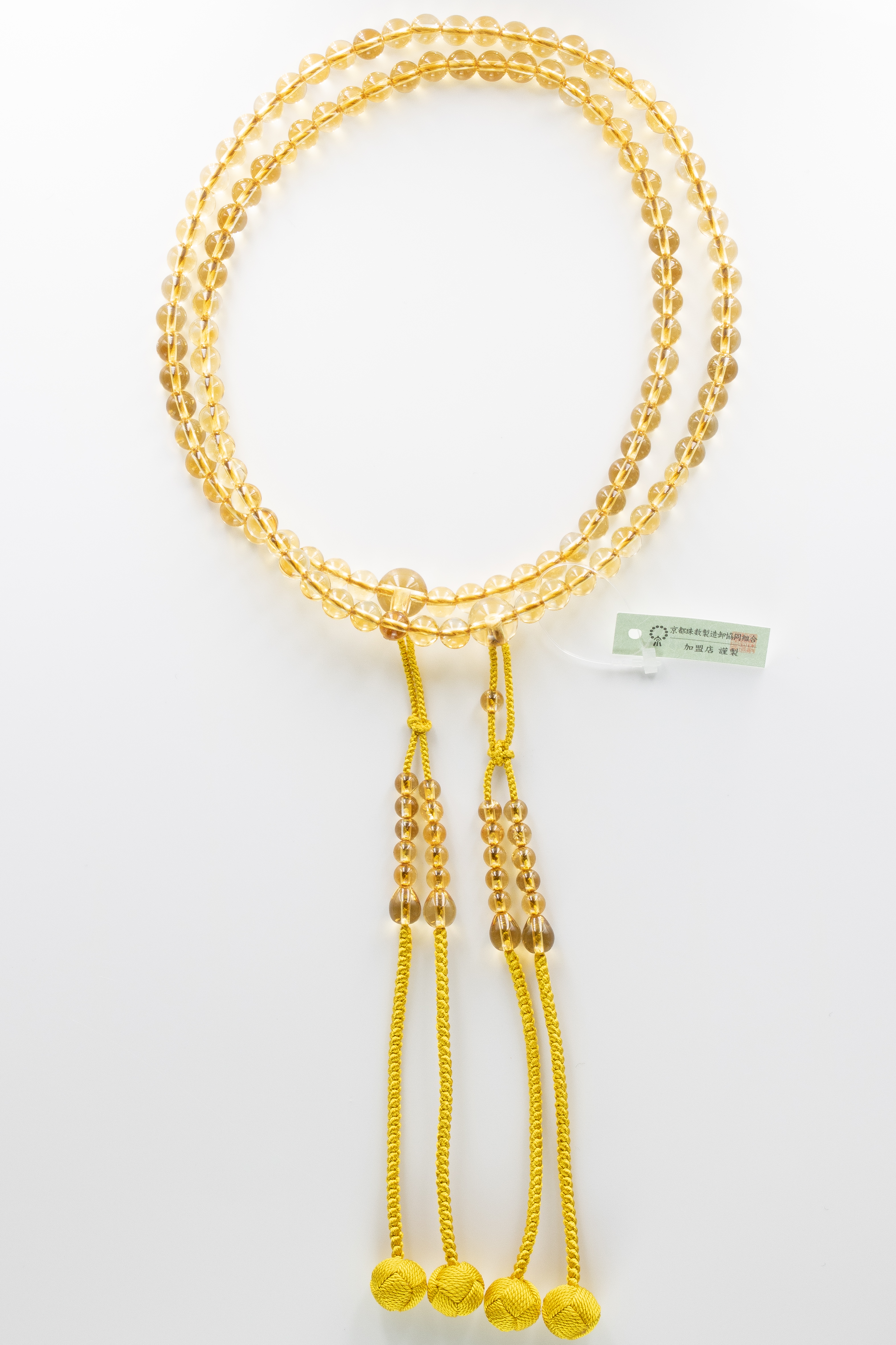 高野山 水晶 数珠 念珠 二連 パワーストーン 骨董 念力 サイキック