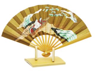 イ*イ様 フランクリン画廊 『源氏物語飾り扇』 解説書付 扇子 27本/54