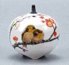 九谷焼/花瓶》一輪生・早春：中村陶志人作～贈り物やプレゼントに