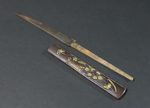 日本刀 装飾 小柄 金銀象嵌 時代物 骨董品 昭和 | 株式会社中野古銭