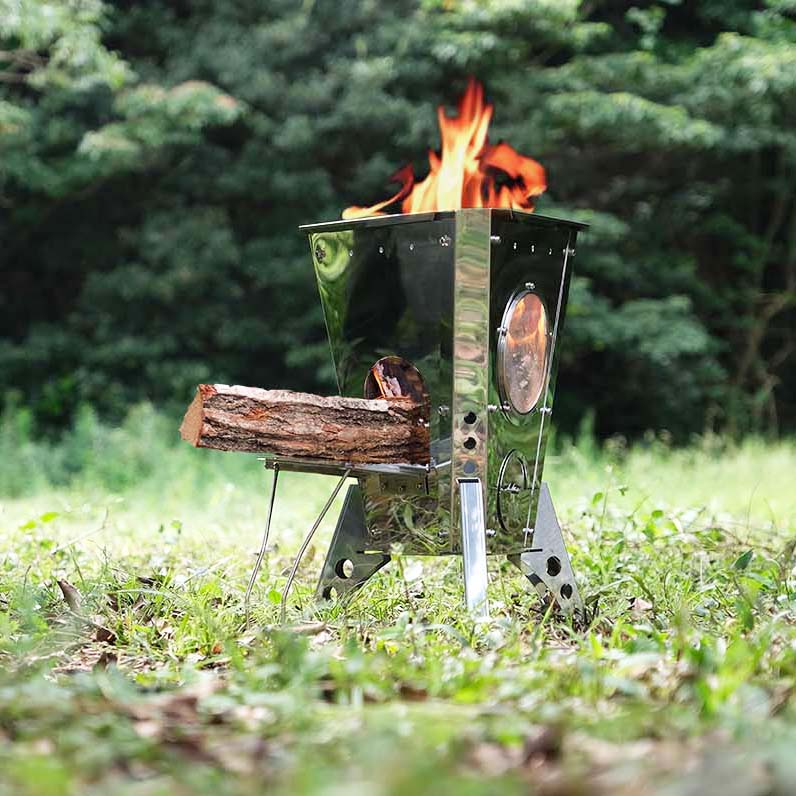 最終価格 CAMP STOVE キャンプストーブ アウトドアストーブ 赤ケース付
