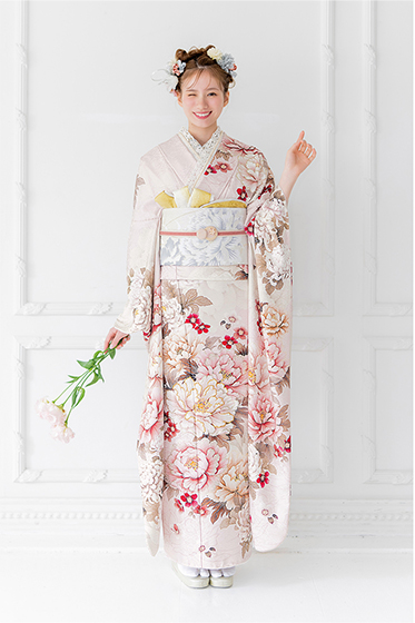 振袖フルセット(7点)・成人式・手絞り・京都きもの友禅・本絞り・豪華