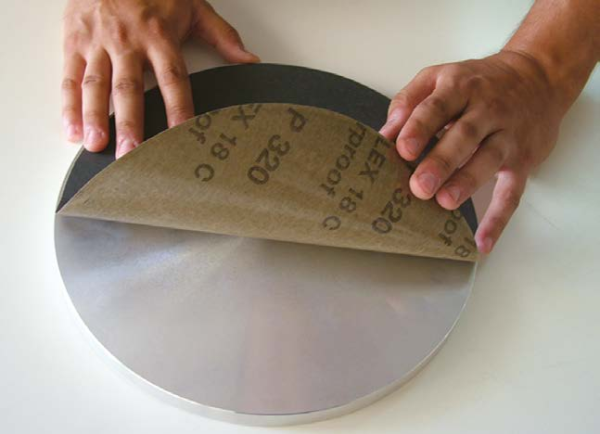 Φ200mm糊付き耐水研磨紙｜切断機、埋込機、研磨機 ハルツォク・ジャパン