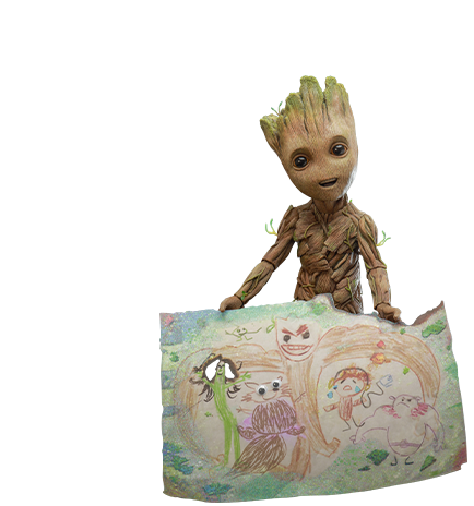 Hot toys ホットトイズ I AM GROOT フィギュア (値段交渉可) Hot toys