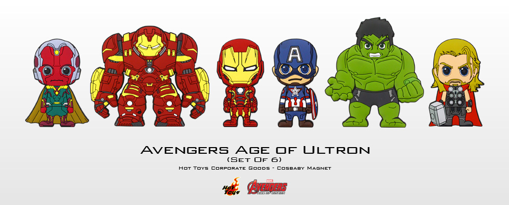ホットトイズ企業グッズ】コスベイビー・マグネット『アベンジャーズ