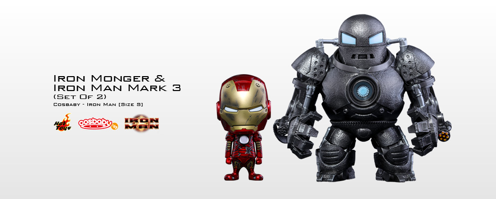 未開封 コスベイビー アイアンマン・マーク1~7 7体セット ボブルヘッド