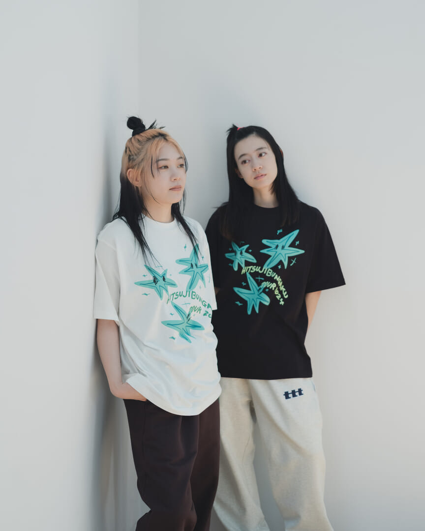 羊文学のツアーグッズをTTTMSWがプロデュース。オンラインストア限定