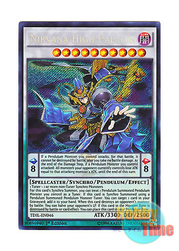 英語版 TDIL-EN046 Nirvana High Paladin 涅槃の超魔導剣士