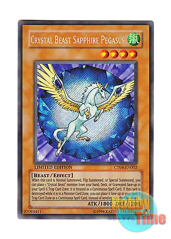 ARS9】「宝玉獣 サファイアペガサス」CT04 シークレット 英語版 遊戯王