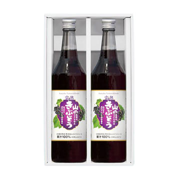 銘品市場 岩手県：佐幸本店 貴重な山ぶどうを使った果汁100%ぶどう