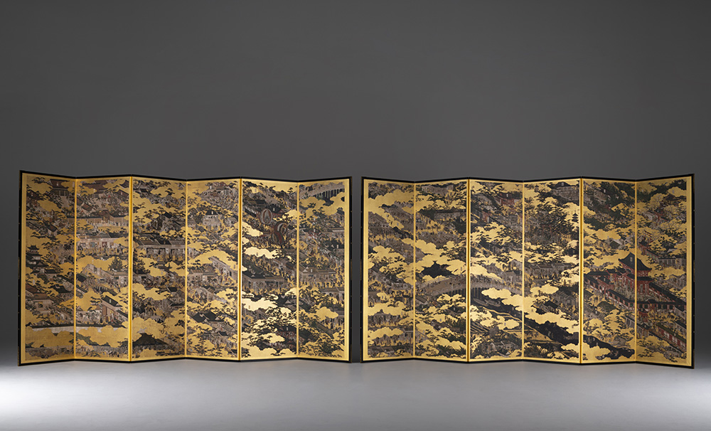 凸版印刷、国宝「洛中洛外図屛風（舟木本）」の高品位複製を販売開始