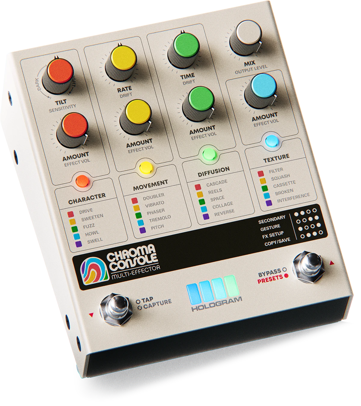 Chroma Console | A Colorful Suite of Effects – Hologram Electronics