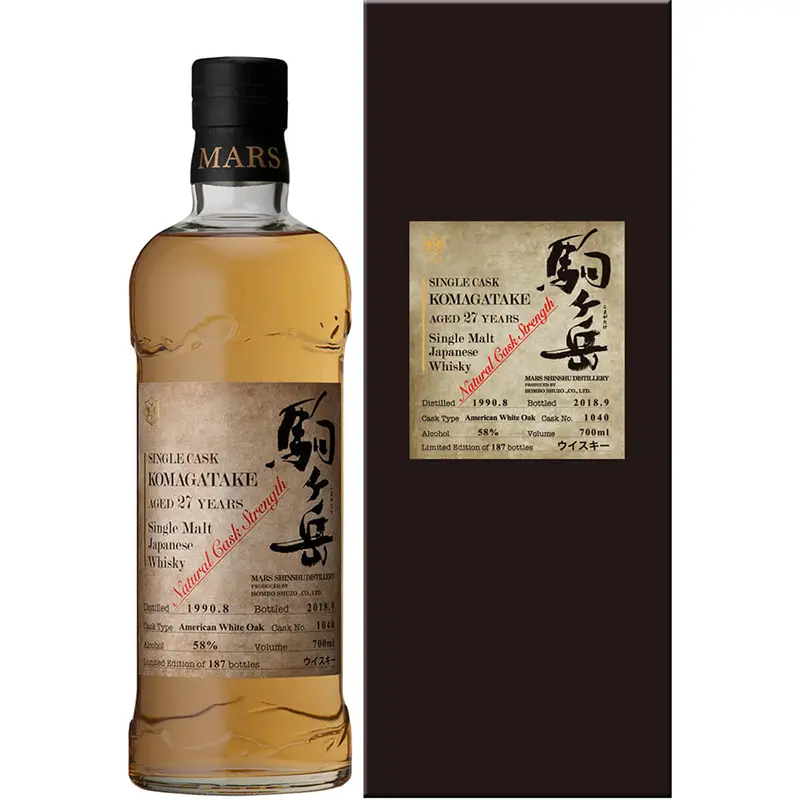 シングルカスク駒ヶ岳 1990 No.1040 AGED 27 YEARS | ジャパニーズ