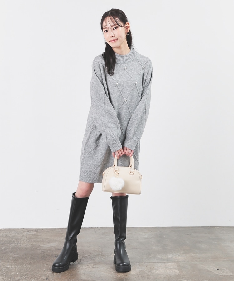 パール付ニットワンピ: ワンピース｜ハニーズ公式通販