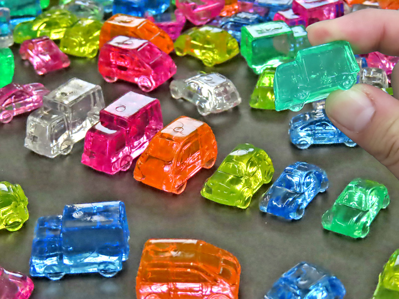 ジュエルアイス マイカーMIX 蛍光クリア（1kg）|【堀商店】景品・販促