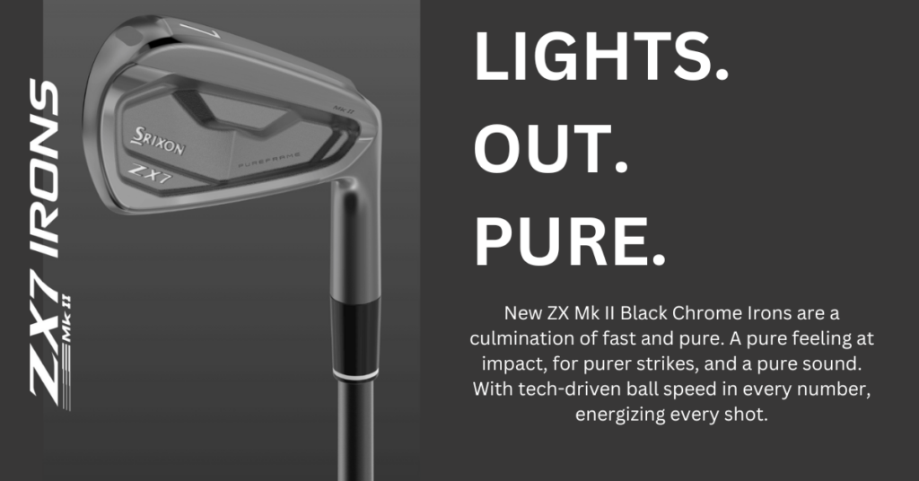 Limited Edition Srixon ZX7 Mk II Black Irons - Haggin Oaks