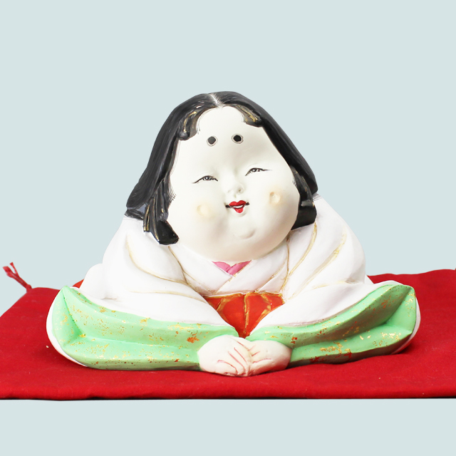 博多人形川崎虎雄 乕雄作無法松小倉祇園太鼓 [B27182] 博多人形川崎