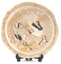 銀座本店：茶道具買取】坂高麗左衛門 額皿 | 古美術八光堂の骨董品買取